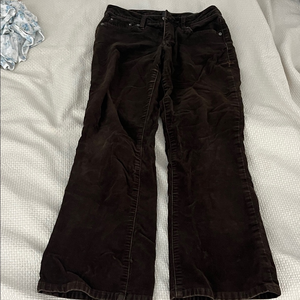 Jag Jeans Dark Brown Flare & Wide Leg corduroy